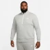 Nike Club Half Zip Top Mens Grey Heather