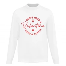 Жіноча футболка Plain Lazy I Don't Need a Valentine Sweater