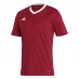 Мужская футболка с коротким рукавом adidas Entrada 22 Short Sleeve Jersey Top Mens Red