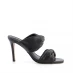 Dune London Mettle Knotted Mules Black 484
