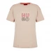 Hugo Embroidered Stacked Logo T-Shirt Light Beige 274