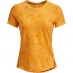 Жіноча футболка Under Armour Iso-Chill Run Ld99 Yellow