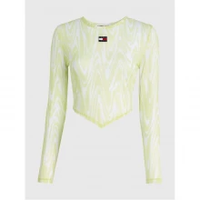 Tommy Jeans PSYCHEDELIC MESH TOP LS