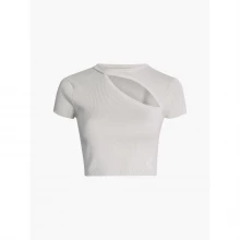 Calvin Klein Jeans ASYM CUT OUT KNITTED TOP