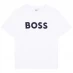Boss Boss Large Logo T-Shirt Juniors White 10P
