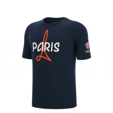 Детская футболка Macron Rugby World Cup Paris T-Shirt 2022/2023 Juniors