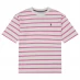 US Polo Assn Oversized Stripe T-shirt Ibis Rose