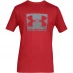 Under Armour Box Sportstyle T Shirt Mens Red/Steel