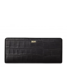 Женский кошелек DKNY Sidney Embossed Leather Wallet