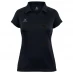 Жіноча футболка Gilbert Eclipse Womens Netball Polo Shirt w Bib Attachments Black