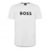 Boss Logo Print T-Shirt Natural 107