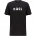 Boss Logo Print T-Shirt Black 001