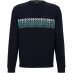 Мужской свитер BOSS Salbo 1 Embroidered Logo Sweatshirt Dark Blue 402