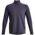 Under Armour ColdGear Rush Mock Base Layer Top Mens Tempered Steel