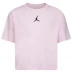 Детская футболка Air Jordan Jordan Jumpman Cropped T-Shirt Junior Girls Pink/Blk SL