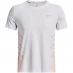 Мужская футболка с коротким рукавом Under Armour ISO-CHILL LASER HEAT SS White/Orange