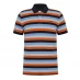 Gant Multi Stripe Short Sleeve Pique Polo Shirt Multicolor 105