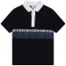 Boss Multi Logo Polo Shirt Junior Boys Navy 849