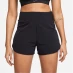 Женские шорты Nike Bliss Women's Dri-FIT Fitness High-Waisted 3 Brief-Lined Shorts Black/Refl Silv
