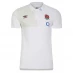Мужская футболка поло Umbro England Rugby CVC Polo Shirt 2023 2024 Adults White/Dew