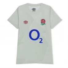 Детская футболка Umbro England Rugby Warm Up Shirt 2023 2024 Juniors