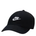 Мужская кепка Nike Sportswear Heritage 86 Futura Washed Hat Black/White