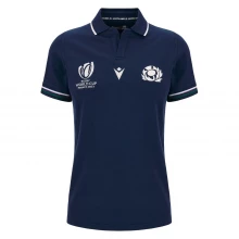 Женская блузка Macron RWC Scotland Rugby Home Cotton Shirt 2023 2024 Womens
