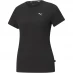 Puma Essentials Small Logo T Shirt Womens Black