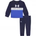 Детский спортивный костюм Under Armour Armour Pieced Branded Logo Hoodie Set Baby Boys Blue