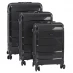 Чемодан на колесах Linea Turin Hard Suitcase, Travel Luggage, PP Suitcase (22inch Cabin Friendly) Black