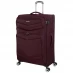 IT Luggage Intrepid Soft Shell Expandable Suitcase Dark Red