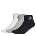 Шкарпетки adidas Thin And Light Ankle Socks 3 Pairs Gry/White/Black