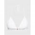 Tommy Hilfiger Fixed Triangle Bikini Top Th Optic White