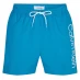 Calvin Klein Large Logo Swim Shorts Blue