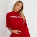 I Saw It First Reclaim Staples Oversized T Shirt Red