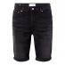 Calvin Klein Jeans Slim Denim Shorts Dnm Black 1BY