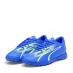 Puma Ultra Play.4 Childrens Astro Turf Trainers Blue/White