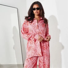 Женская блузка I Saw It First Printed Oversized Shirt Co-Ord