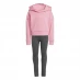 Детский спортивный костюм adidas OTH Fleece Tracksuit Infant Girls Pink/Dk Grey
