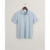 Gant Shield Piqué Polo Shirt Dove Blue