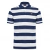 Paul And Shark Stripe Polo Shirt Navy/White 139