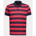 Paul And Shark Stripe Polo Shirt Navy/Red 142