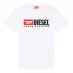 Diesel Denim Division T Shirt White 100