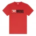 Diesel Denim Division T Shirt Red 44Q