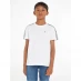 Tommy Hilfiger Tape Short Sleeve Tee Shirt White