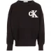 Детский свитер Calvin Klein Jeans Towelling Mono Crew Neck Sweater Boys Black BEH