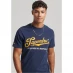 Superdry Scripted T Shirt Navy 09S