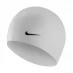 Nike Solid Silicone Swimming Cap White