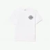 Lacoste Back Print T Shirt White 001