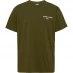 Tommy Jeans TJM CLSC LINEAR BACK PRINT TEE Green MR1